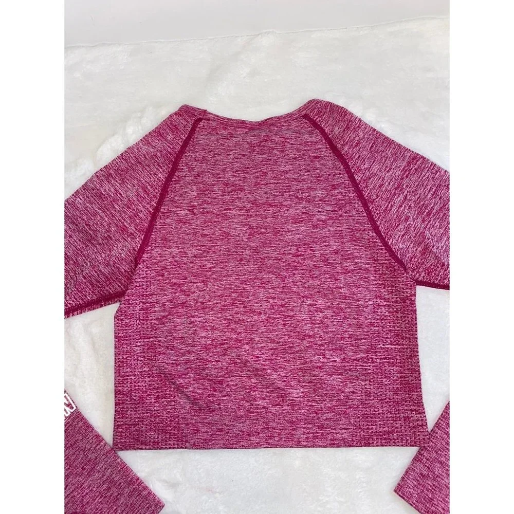NWT Victoria’s Secret PINK Active Seamless Long Sleeve Top Size Medium